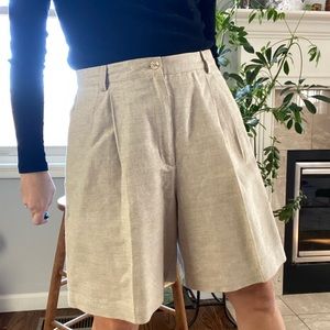 Vintage Liz Claiborne Linen Cotton Shorts